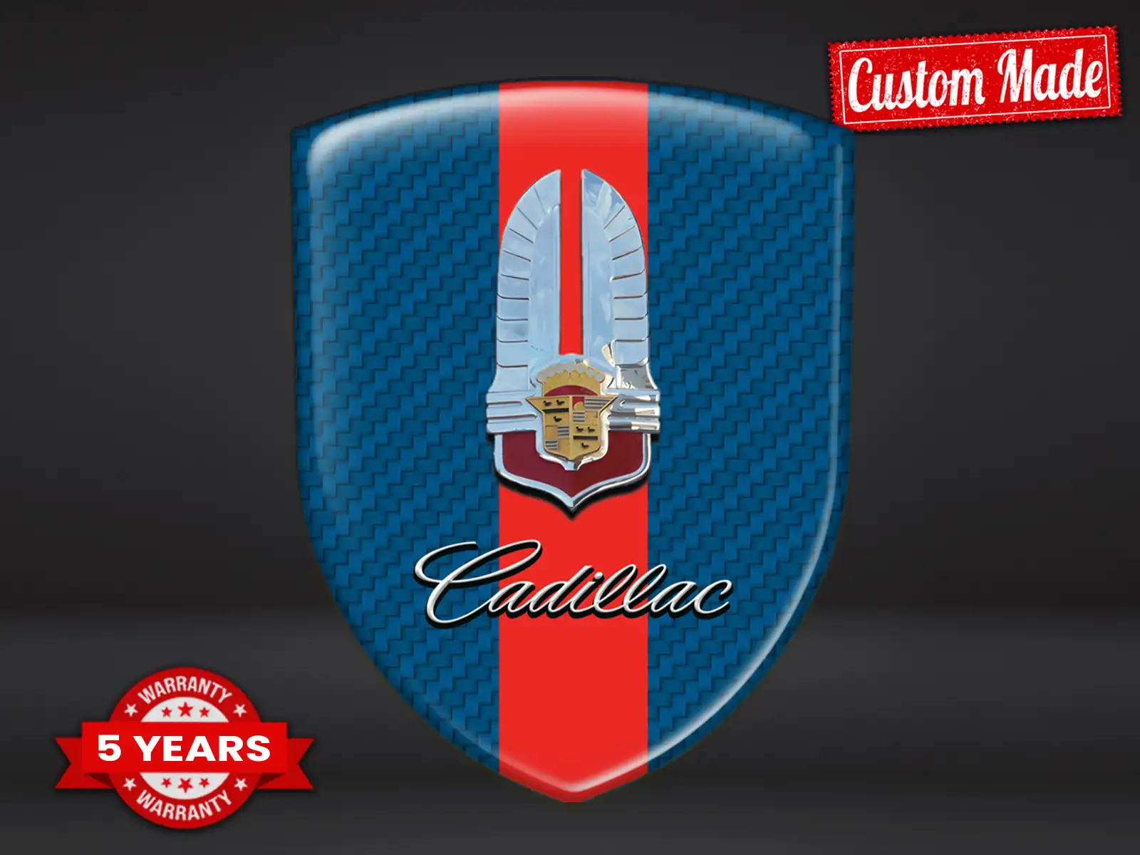 Cadillac Silikonaufkleber Auto Robust Universal Hochwertig